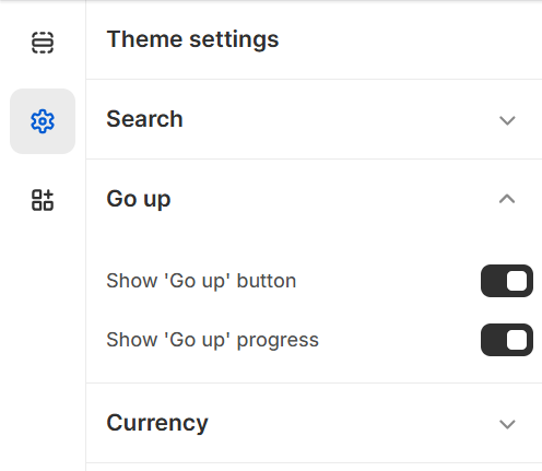 Scroll Up button