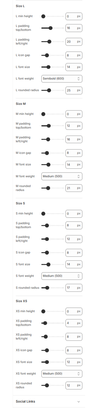 button settings